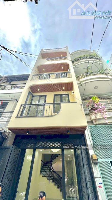 Nhà Mới 100% - Hẻm Xe Tải - Ni Sư Huỳnh Liên - DT 50m2 - 4 tầng - giá 9.6 tỷ TL
