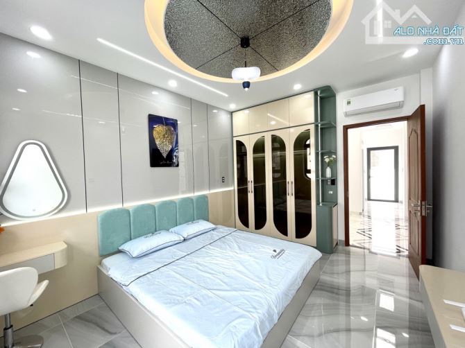 Nhà 63m2 có 4 tầng 4 phòng ngủ hẻm xe hơi đường Lê Văn Thọ Phường 9 Gò Vấp 7,65 tỷ