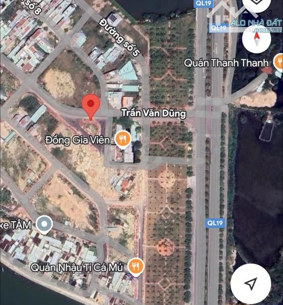 Bán Lô Đất 100m2 (5x20) Mặt Đường Trần Văn Dũng rộng 20m ngay Đồng Gia Viên, Quy Nhơn