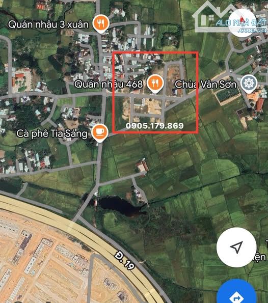 Bán Lô Đất Biệt Thự 165m2 ngang 12m Quảng Vân, Phước Thuận gần QL19, KĐT Đại Phú Gia