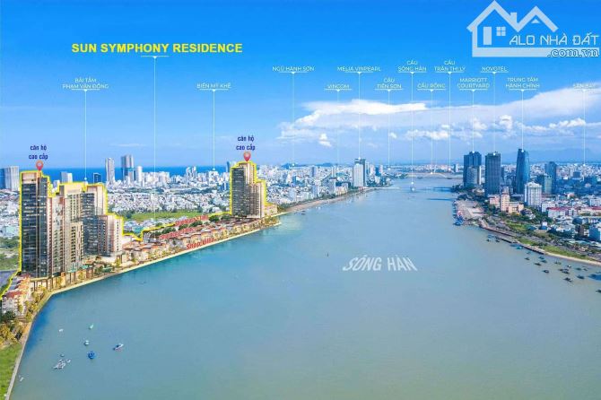 CẦN SANG NHƯỢNG CĂN GÓC 3PN TRỰC DIỆN SÔNG HÀN VIEW PHÁO HOA - SUN SYMPHONY ĐÀ NẴNG