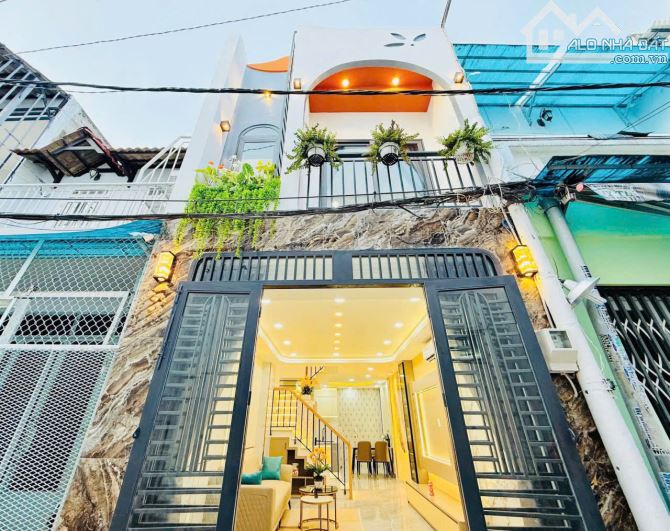 Bán nhà mới đẹp hẻm 3m đường Phạm Văn Chiêu, P.14, 3,7 x 11, 2 tầng, giá 4.6 tỷ tl