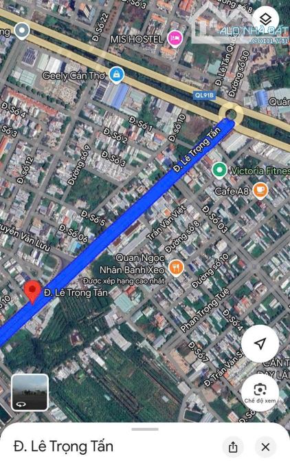 NHÀ 4 TẦNG 7,8 Tỷ MẶT TIỀN ĐƯỜNG LÊ TRỌNG TẤN 47m - KDC CÔNG AN, TP CẦN THƠ