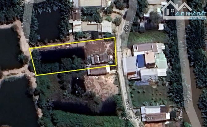 Bán 1100m2 Đất vườn MT Đường Gò Me - Có sẵn nhà chòi ao cá