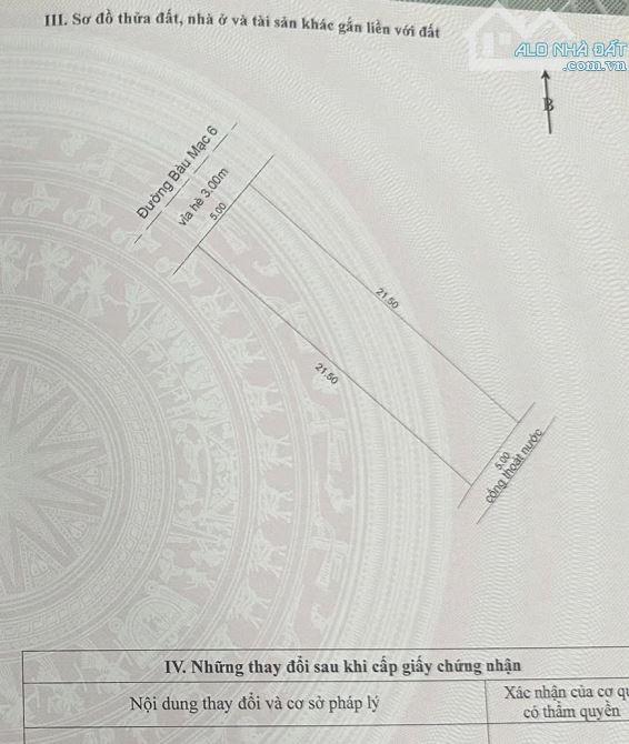 LÔ ĐẤT VÀNG_BÀU MẠC 6_GẦN BIỂN_CHỢ_KHU DÂN TRÍ CAO_DT 108M2_CHỈ 4 TỶ 890 tl