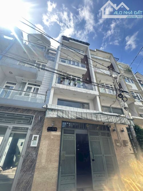 Bán gấp 3 tỷ 150 nhà đường số 59, P14, Gò Vấp. Xây 4 tầng, hẻm 6m, sổ sẵn