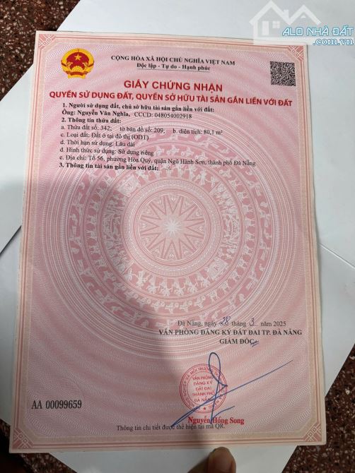 📌📌📌LÀM VIỆC TRỰC TIẾP GIÁ TỐT !!! Bán đất đường Khái Tây 2,