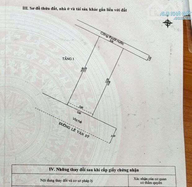 BÁN DÃY TRỌ MẶT TIỀN LÊ VĂN SỸ, VỊ TRÍ ĐẸP, CÁCH BIỂN 200M, GIÁ 4 TỶ 890 TL