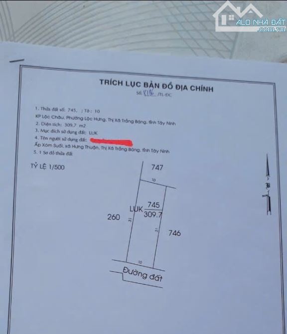 bán 10m ngang đất lúa mặt tiền đường thông ĐT787 vào 200mét trảng bàng tây ninh gần chợ
