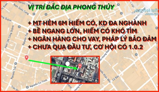 Quận 1 - Bán gấp nhà hẻm xe ô tô TPHCM, gần Chợ Bến Thành, đang cho thuê