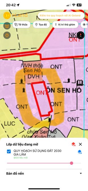 Chính chủ - bán đất nông nghiệp ( theo quy hoạch thuộc diện odt)