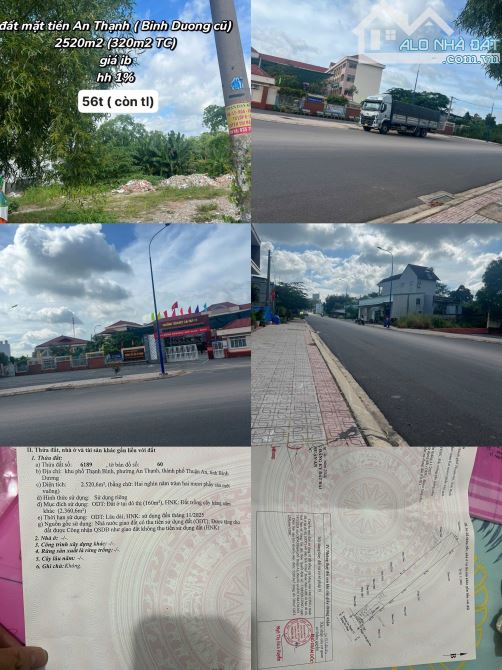Đất mặt tiền an thạnh giá rẻ đối diện trường học Thành phố HCM mới