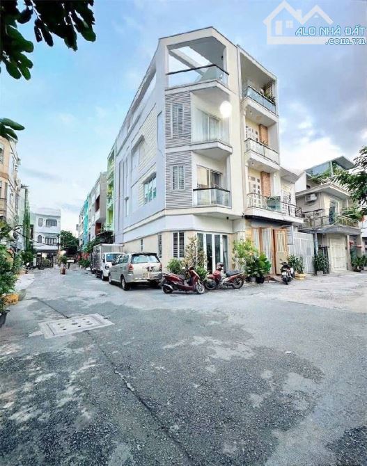 CĂN GÓC 2 MẶT TIỀN - VỊ TRÍ SIÊU ĐỈNH- HẺM 8M- TÂN QUÝ- TÂN PHÚ- DT 4X13- 4 TẦNG