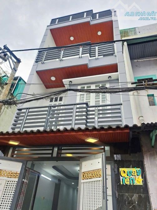 HƯƠNG LỘ 2 - GIÁP TÂN PHÚ - NHÀ MỚI ĐẸP 3 TẦNG - 60M2 - 4x15M - SỔ ĐẸP HOÀN CÔNG ĐỦ - HẺM