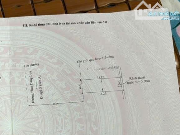 Bán nhà mặt đường Phan Đăng Lưu, Kiến An. 57m2 giá 6,8 tỷ