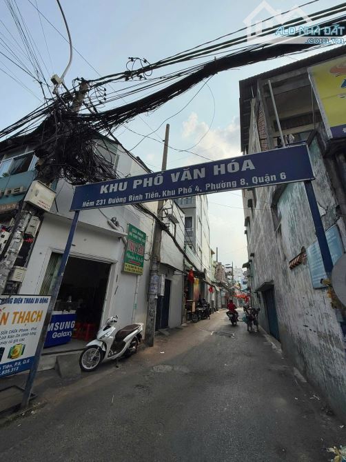 NHÀ MỚI 1 LẦU MỚI TINH ĐỐI DIỆN CHỢ BÌNH TIÊN Q.6 - 10