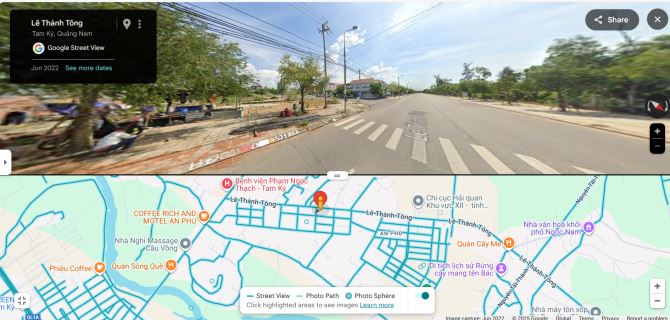 SỤP HẦM- Mặt tiền Lê Thánh Tông- p. An Phú- tp. tam Kỳ. - 1