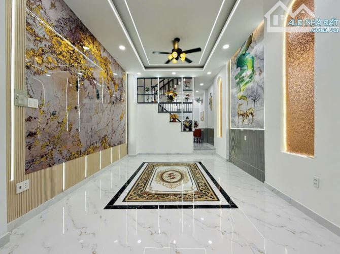 GÒ VẤP- SIÊU PHẨM 4 TẦNG - XE HƠI NGỦ TRONG NHÀ - 4X12M- GIÁ NHỈNH 6 TỶ - 1