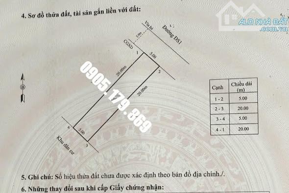 Bán Lô Đất 100m2 (5x20) Mặt Đường Trần Văn Dũng rộng 20m ngay Đồng Gia Viên, Quy Nhơn - 1