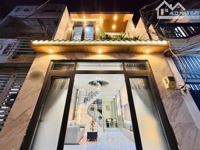 NHÀ AN HỘI ĐÔNG 42M2 HẺM BA GÁC AN NINH TẶNG NỘI THẤT Y HÌNH VUÔNG VẮN CHỈ 4,85 TỶ TL - 1