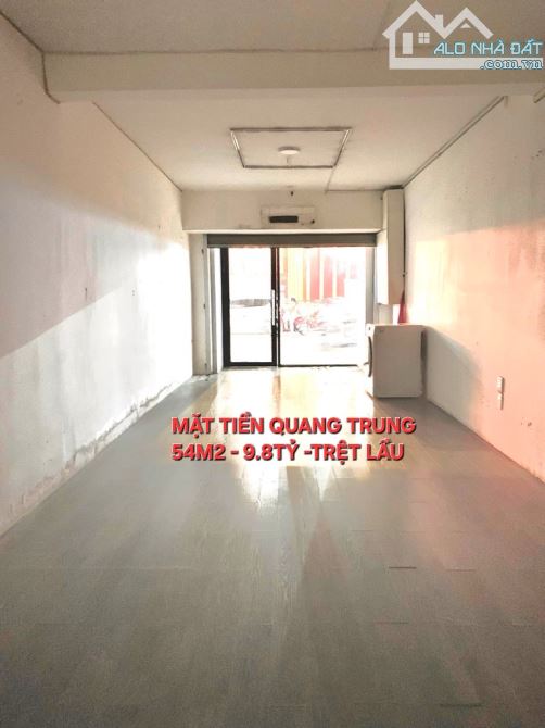 SIÊU RẺ CĂN MẶT TIỀN QUANG TRUNG 54M2 VỊ TRÍ KD VIP CHỈ HƠN 9TỶ - 1