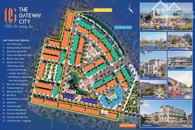 DỰ ÁN THE GATEWAY ÂN THI HƯNG YÊN 75-140m2 BiỆT THỰ,PHÂN LÔ,LIỀN KỀ GẦN 9KCN CỦA HƯNG YÊN - 1