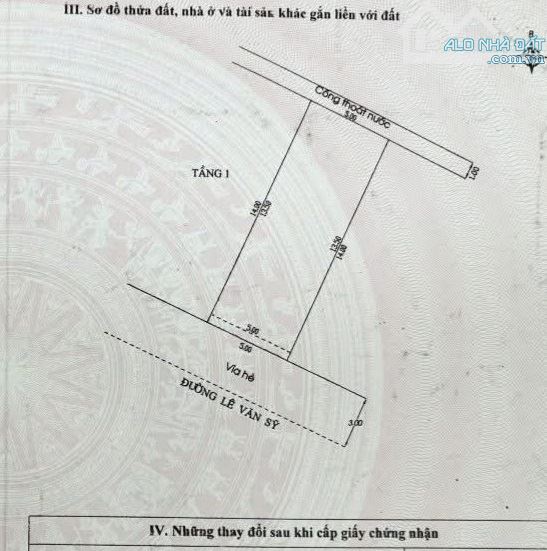 BÁN DÃY TRỌ MẶT TIỀN LÊ VĂN SỸ, VỊ TRÍ ĐẸP, CÁCH BIỂN 200M, GIÁ 4 TỶ 890 TL - 1