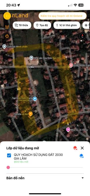 Chính chủ - bán đất nông nghiệp ( theo quy hoạch thuộc diện odt) - 1