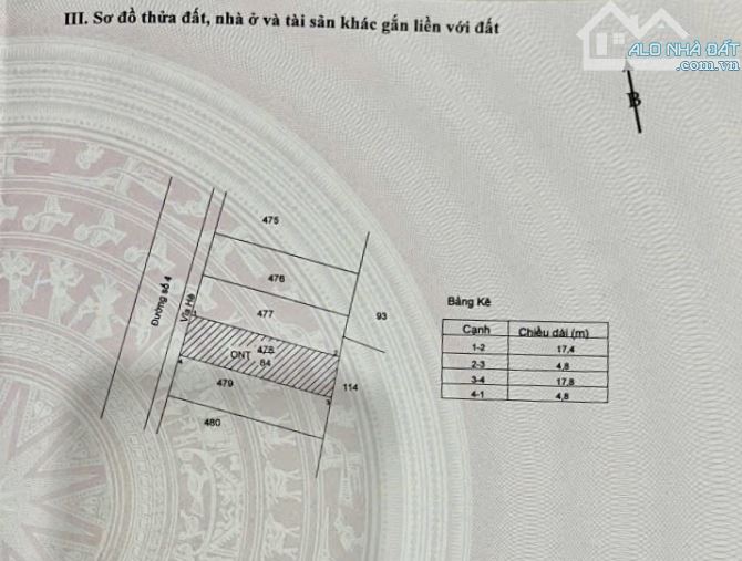 Nền DT 84m2 KDC khu vực chợ Rạch Kiến, Tân Trạch, Cần Đước LA, chỉ 690tr - 1