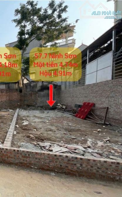 Bán lô đất tại Ninh Sơn Chương Mỹ ,58 m , sổ nở hậu, giá hơn 4 tỷ - 1