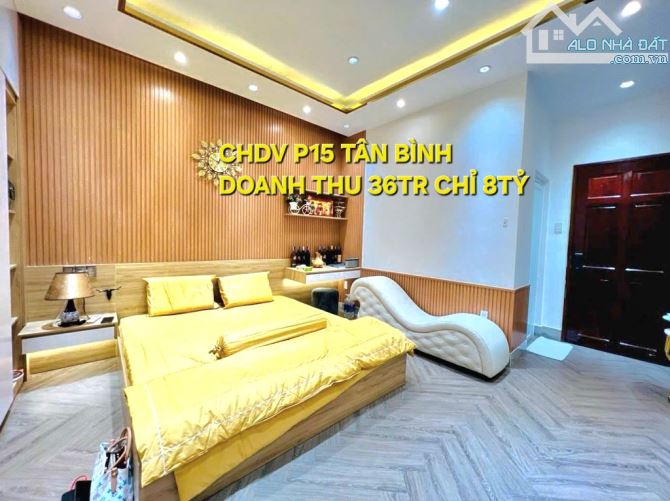 CHỈ 8TỶ CÓ NGAY CHDV 100M2 THU NHẬP 36TR Ở TÂN BÌNH FULL NỘI THẤT - 1