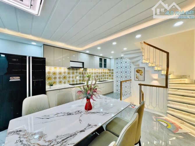 Nhà Mới Xây Hẻm Xe Hơi💎Bùi Quang  Phường P12💎4,4mx8m 4 Lầu 3PN 4WC💵6,7 Tỷ - 13