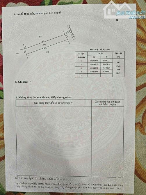 MẶT TIỀN TỈNH LỘ 2 – GẦN CHỢ NỌ, TP. HUẾ – GIÁ 2,4 TỶ (TL) - 2