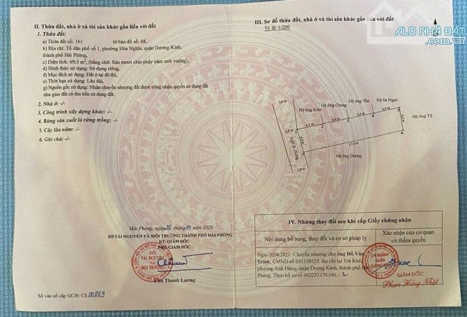Bán lô đất cạnh tđc Đường Sắt, Hoà Nghĩa, Dương Kinh - 2