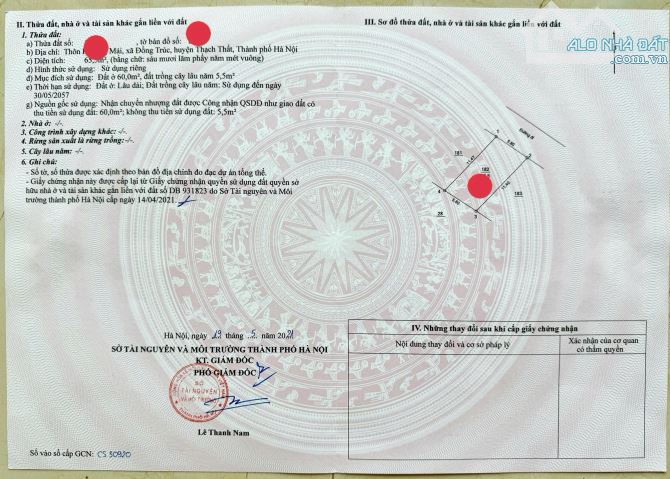 chính chủ cần bán 66m đất Khoan Mái, 100m sang CNC, 700m ra ĐLTL, gần 2 ga Metro số 5 - 2