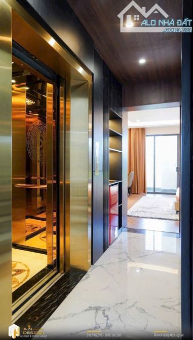 Nhà 3,5 lầu siêu đẹp Mới 100% 75m2 mặt 5m có thang máy đường Bùi Phùng VCN Phước Hải 11,9 - 2