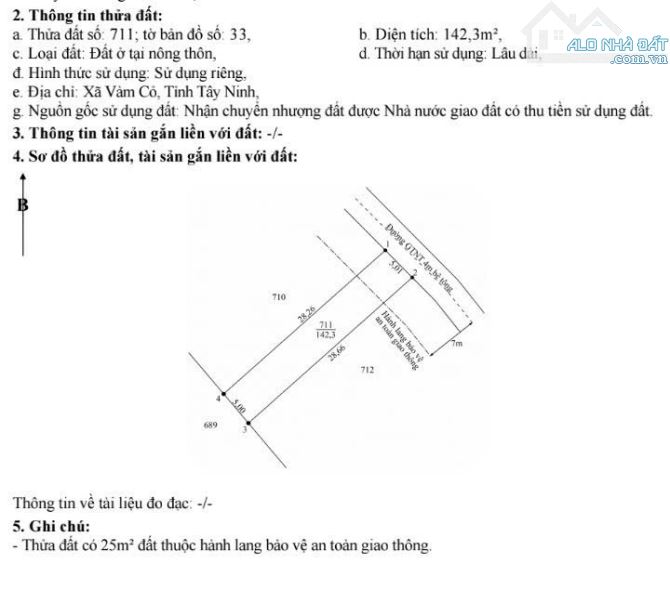Hàng ngộp, 142m2 đất thổ đường ô tô Cầu Quay chỉ 449tr - 2