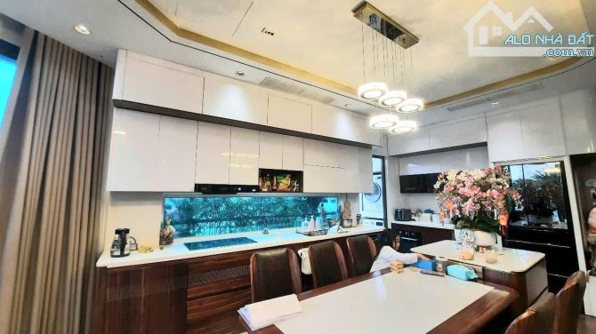 Bán biệt thư nhà vườn Vĩnh Hoàng, Hoàng Mai, vỉa hè ôtô,căn góc thang máy, 110m2X4T mt 20m - 2