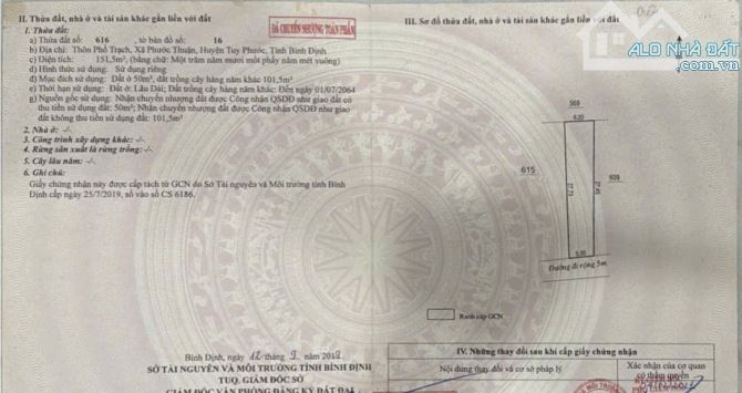 Bán nhà vườn tại Phước Thuận, Tuy Phước gần Nhà Thờ Làng Sông Giá rẻ - 2