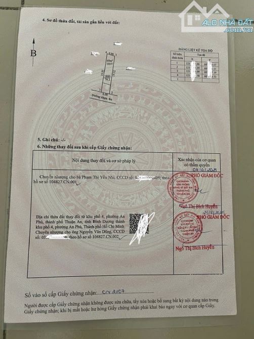 Bán đất MT đường An Phú 31, p.An Phú, Tp.Thuận An chỉ 2,35 tỉ TL M7639 - 2