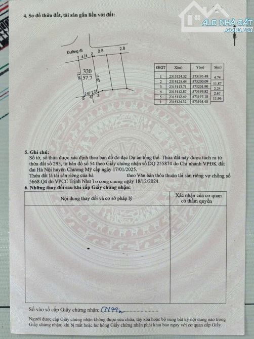 Bán lô đất tại Ninh Sơn Chương Mỹ ,58 m , sổ nở hậu, giá hơn 4 tỷ - 2