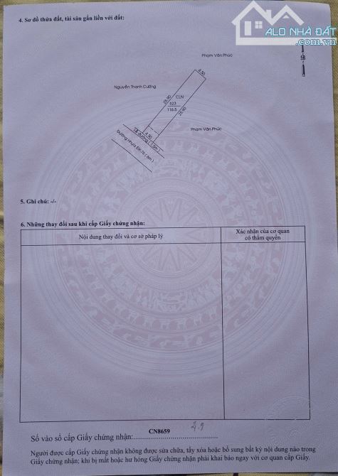 Bán Dãy Trọ Đường DX076 – P. Định Hòa  4,5 x 26m = 117m² (thổ cư 103m²) 4 phòng trọ + 1 ki - 3
