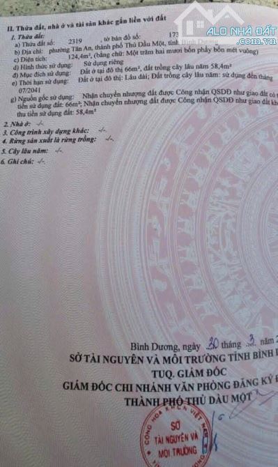 Bán Đất Tân An  5,5 x 22m = 121m² (thổ cư 66m²) - 3