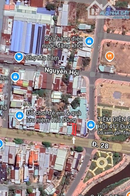 Cần bán gấp lô đất có nhà ở mặt tiền quốc lộ 28, trung tâm thị trấn Ma Lâm - 3