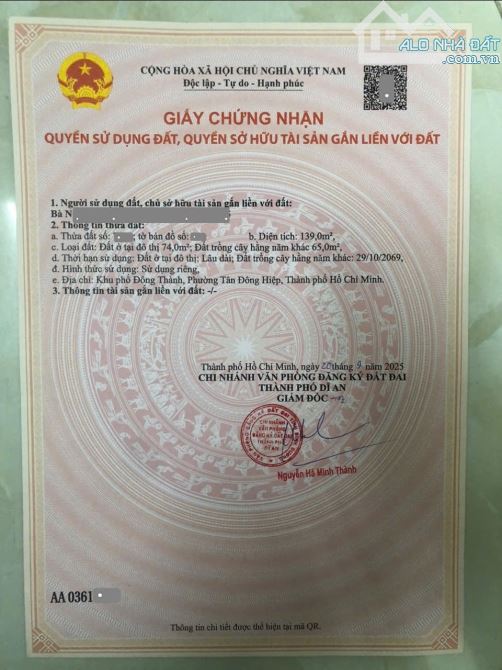 đất 2 mặt tiền 139m2 3ty TL rẻ gần TĐC Tứ Hải và KCN Tân Đông Hiệp B chỉ 500m, - 3