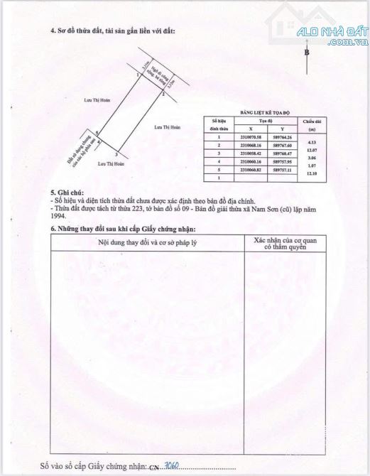 Bán lô đất   Cống Mỹ, Nam Sơn, An Dương 50m giá chỉ hơn 890 tr - 3