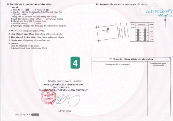 5 lô đất Biệt Thự 301.9m2 (14.1x22) 4ty680 TL gần cầu Hóa An 500m, p.Hóa An, Tp.Biên Hòa - 4