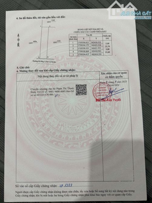 📌📌📌LÀM VIỆC TRỰC TIẾP GIÁ TỐT !!! Bán lô thổ cư vuông vắn đường số 5 điện tiến - 4