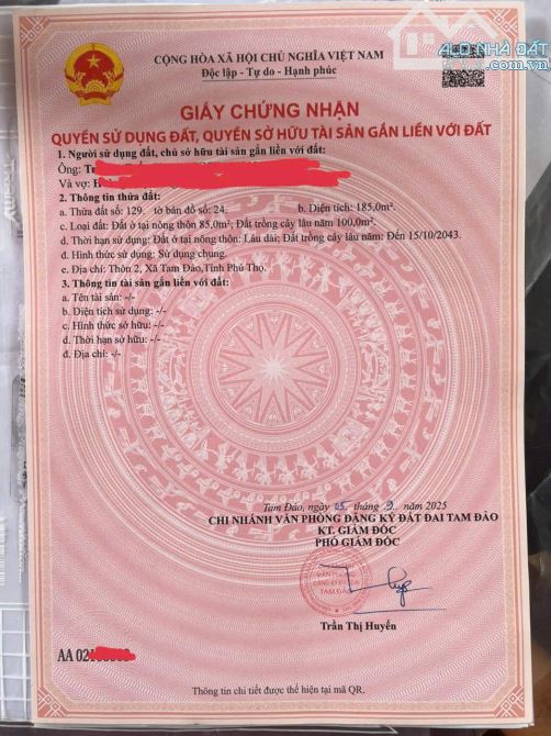 Bán đất ngỉ dưỡng Tam đảo, vĩnh phúc. Giá rẻ đầu tư - 4