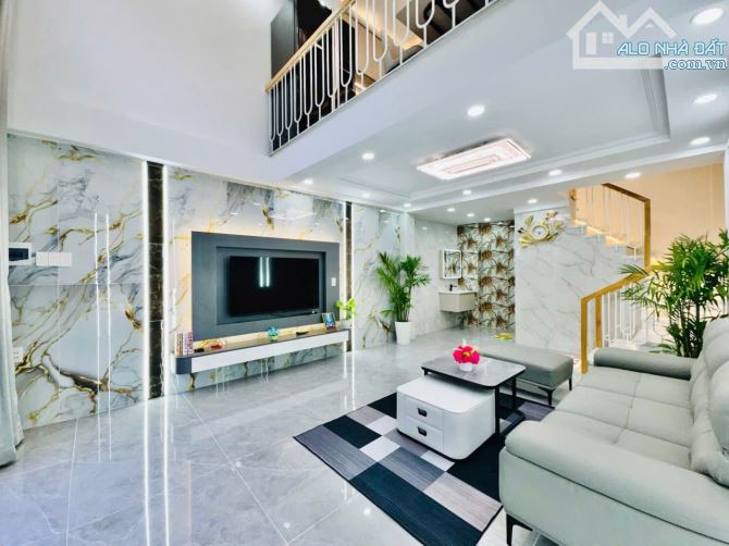 Nhà Mới Xây Hẻm Xe Hơi💎Bùi Quang  Phường P12💎4,4mx8m 4 Lầu 3PN 4WC💵6,7 Tỷ - 4
